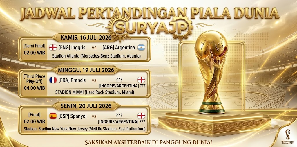 EVENT GOLDEN TIKET PIALA DUNIA SURYAJP 2026